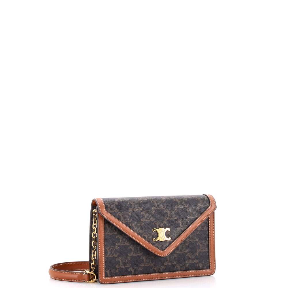 Celine Margo Triomphe Wallet On Chain #202790C24B - Picture 2 of 6
